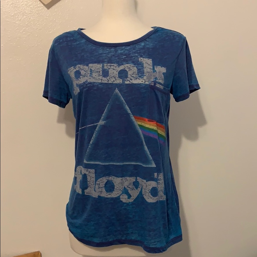 Pink Floyd Burnout Pocket Tee, size L
